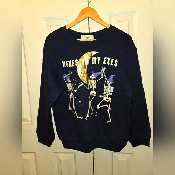 Haxes On My Exes Women's Graphic Sweatshirt- Size Small- NWOT(never worn) ☠️ - Picture 3 of 5